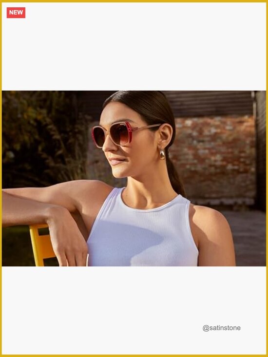 Vintage 70\'s Style Oversized Butterfly Sunglasses UV400 Protection main image 5